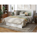 Lit escamotable Sydney Queen en bois massif avec matelas