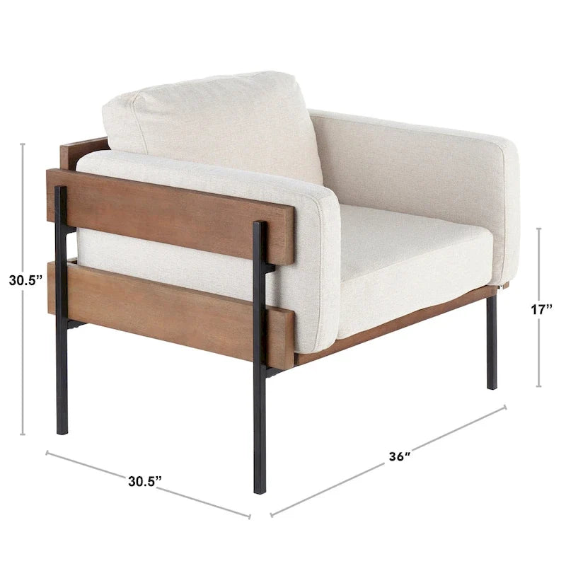 Fauteuil d'appoint Kari Carbon Loft