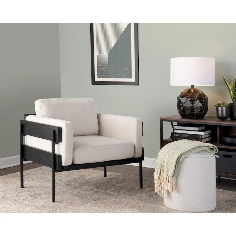 Fauteuil d'appoint Kari Carbon Loft