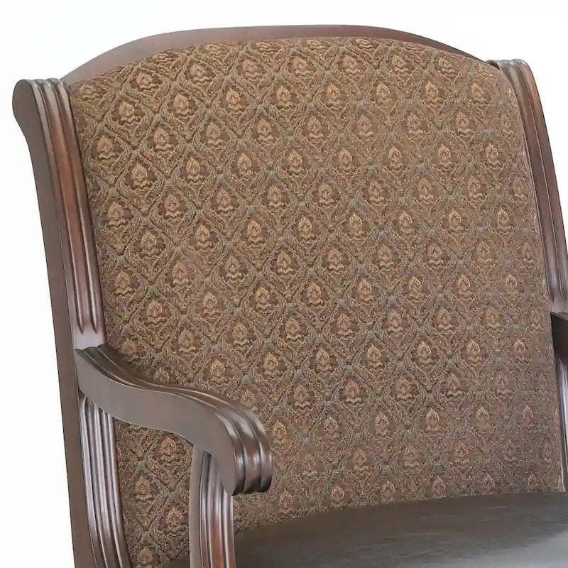 Fauteuil d'appoint Stetson Carved Brown par Greyson Living