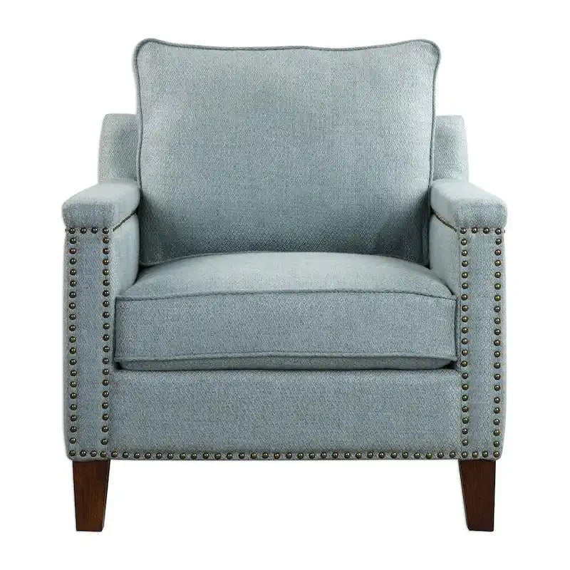 Uttermost Charlotta Dark Walnut Accent Chair