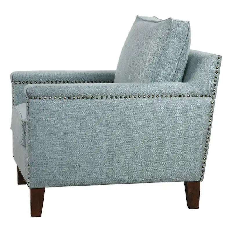 Uttermost Charlotta Dark Walnut Accent Chair