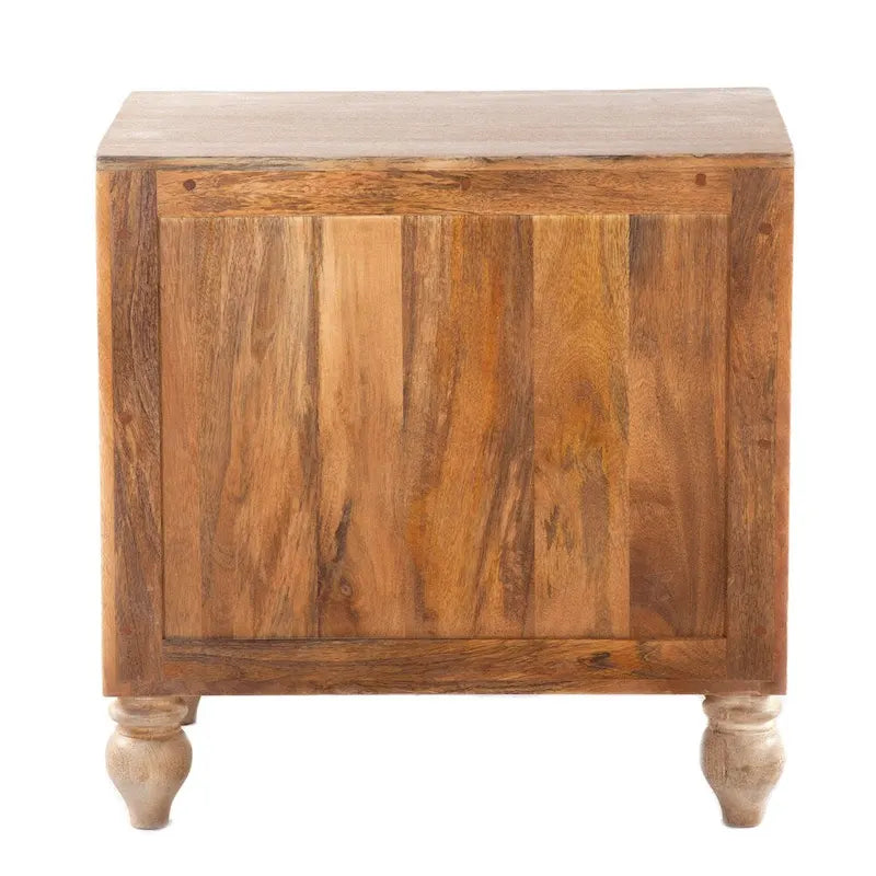 Table de chevet Haveli en bois de manguier