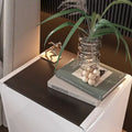 Comodino a LED Bianco Comodino Moderno Comodino a LED Tavolino da Notte