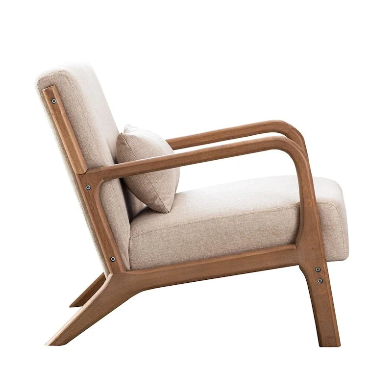 Ebello Modern Solid wood Accent Chair