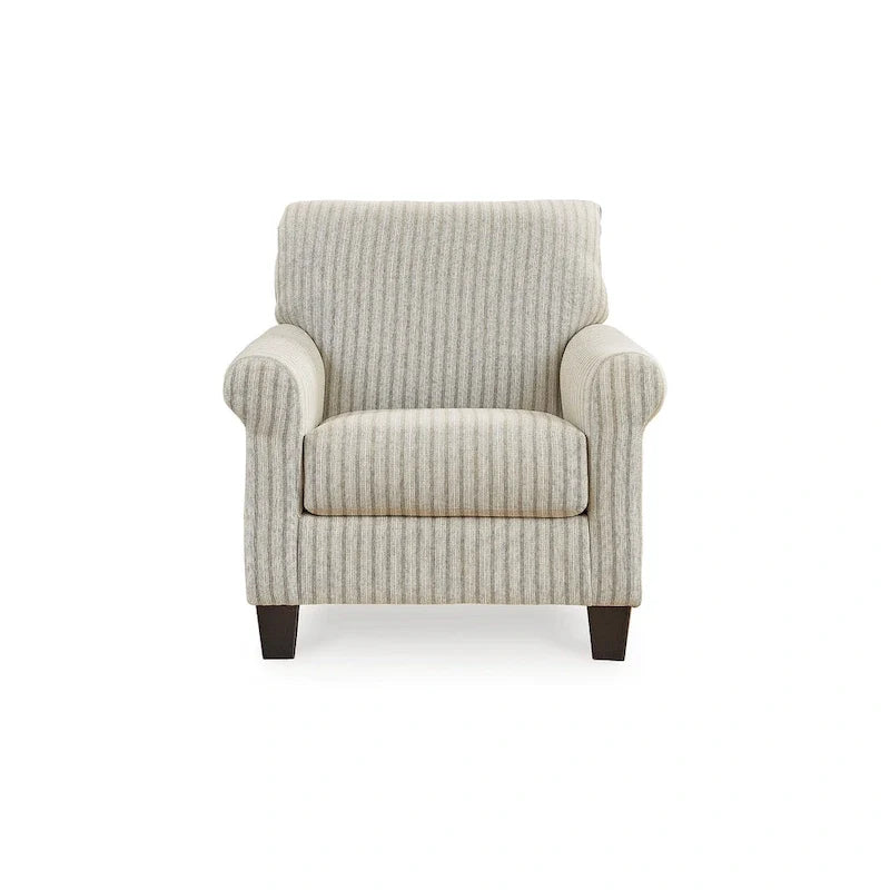 Signature Design by Ashley Valerani Brown/Beige Accent Chair - 36W x 36D x 36H