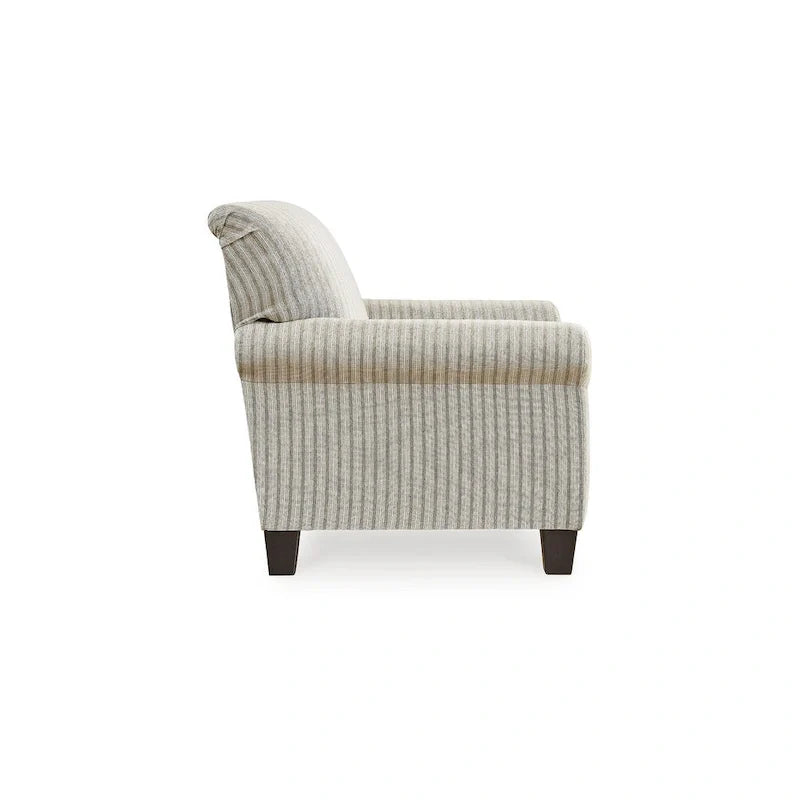 Signature Design by Ashley Valerani Brown/Beige Accent Chair - 36W x 36D x 36H
