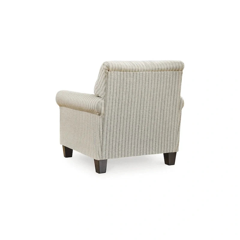 Signature Design by Ashley Valerani Brown/Beige Accent Chair - 36W x 36D x 36H
