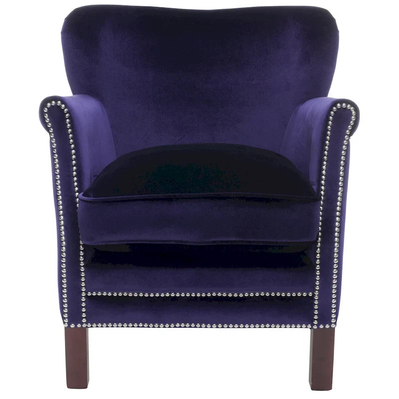 SAFAVIEH Corie Brown Club Chair - 26.6 x 28.9 x 29.3 - 27Wx29Dx29H