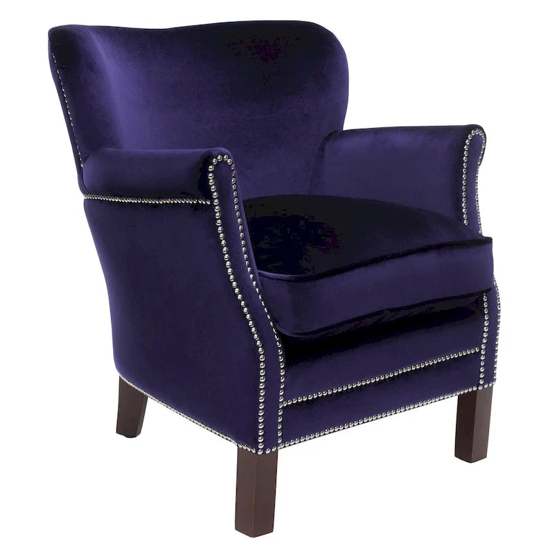 Fauteuil club Corie de SAFAVIEH, marron - 26,6 x 28,9 x 29,3 - 27Lx29Px29H