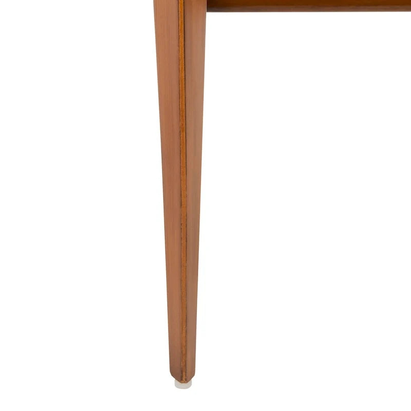 SAFAVIEH Couture Zenica Leather Safari Chair - 24.5 W x 30 L x 30 H - 25W x 30D x 30H