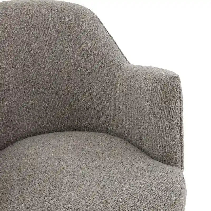 SAFAVIEH Couture Nver Swivel Accent Chair - 26 In. W x 32 In. D x 31 In. H - 26Wx32Dx31H