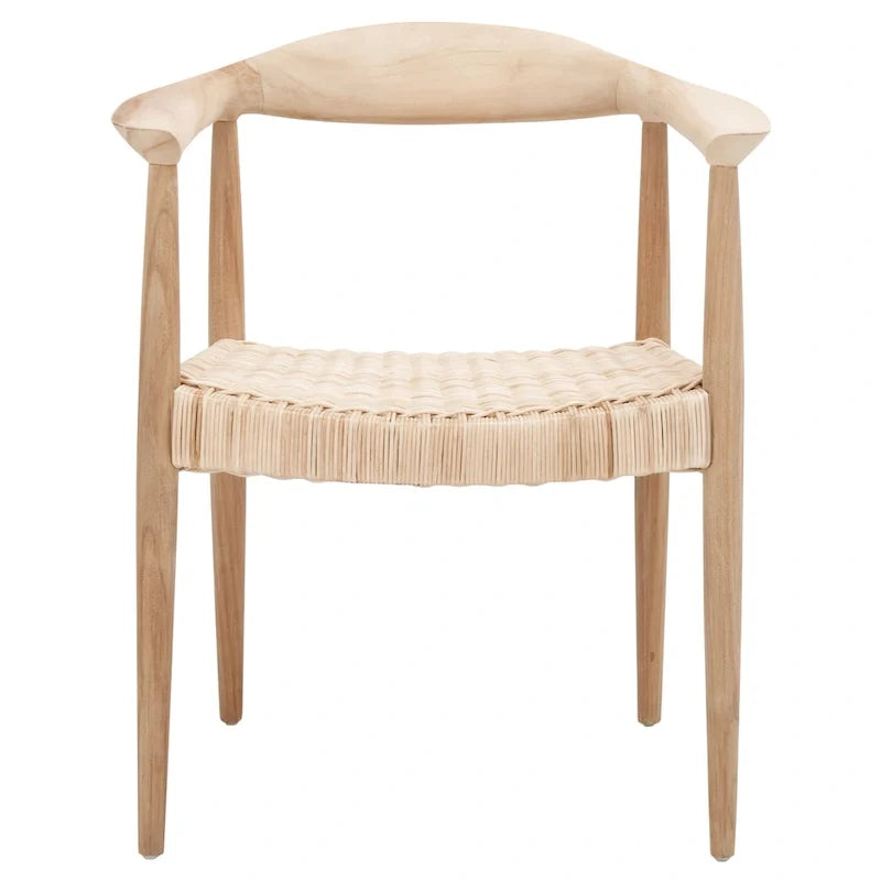 SAFAVIEH Wilda Rope Rattan Accent Chair - 24.8 W x 18.9 L x 30.7 H - 25Wx19Dx31H