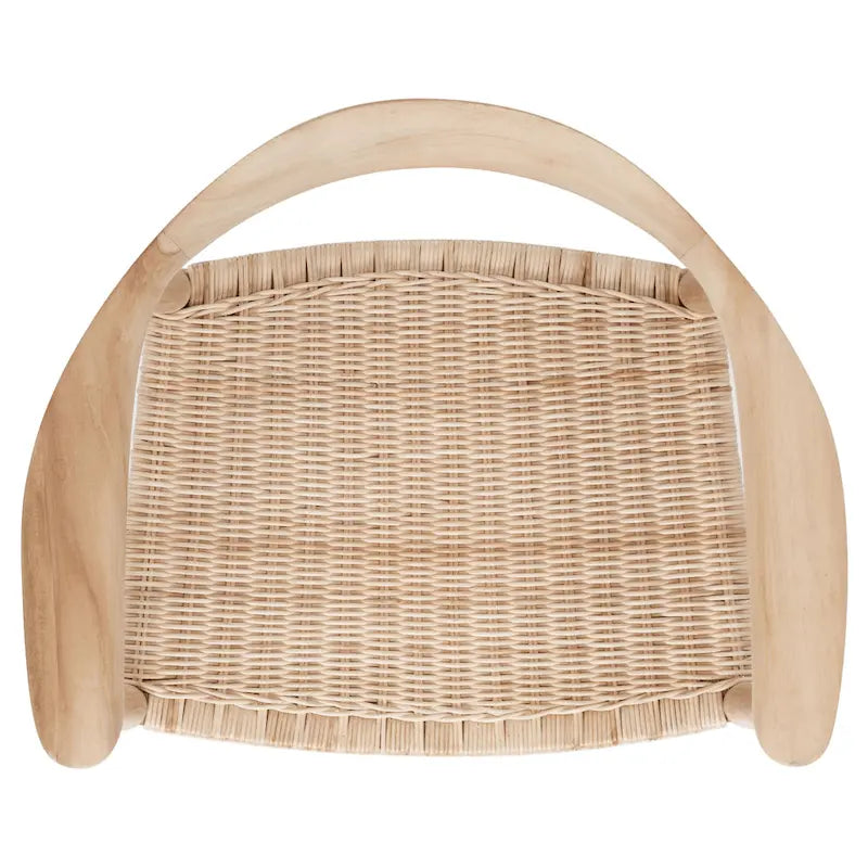 SAFAVIEH Wilda Rope Rattan Accent Chair - 24.8 W x 18.9 L x 30.7 H - 25Wx19Dx31H
