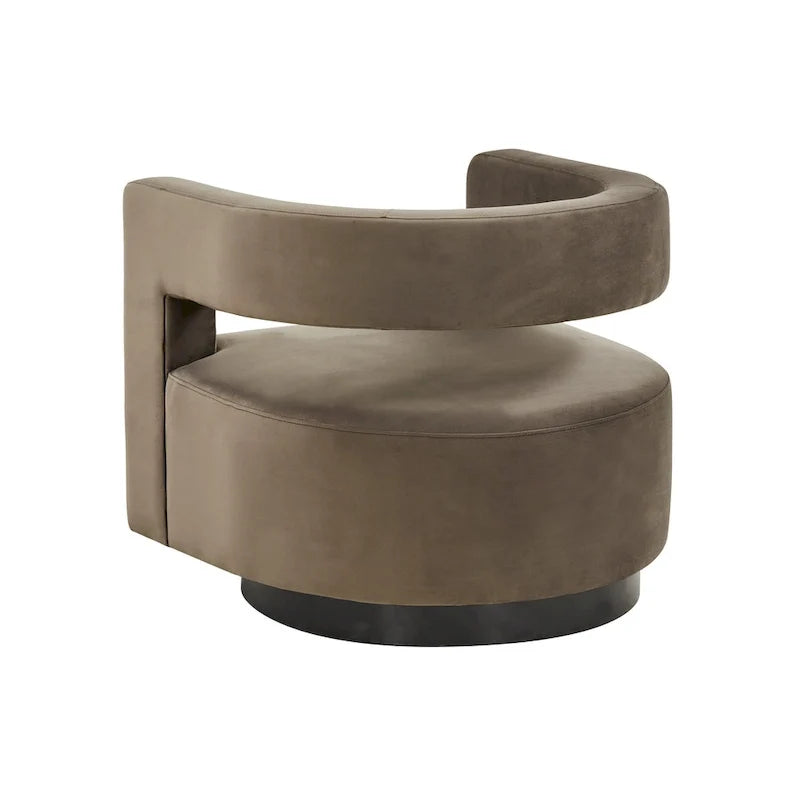 SAFAVIEH Couture Fauteuil pivotant Cela (entièrement assemblé) - 31,1 L x 28,4 P x 26,8 H - 31Lx28Px27H
