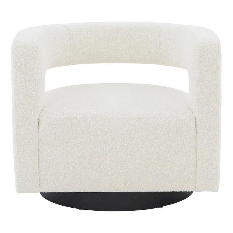 SAFAVIEH Couture Fauteuil pivotant Cela (entièrement assemblé) - 31,1 L x 28,4 P x 26,8 H - 31Lx28Px27H