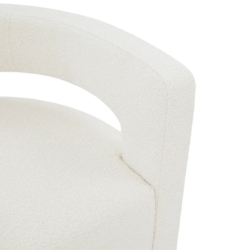 SAFAVIEH Couture Fauteuil pivotant Cela (entièrement assemblé) - 31,1 L x 28,4 P x 26,8 H - 31Lx28Px27H