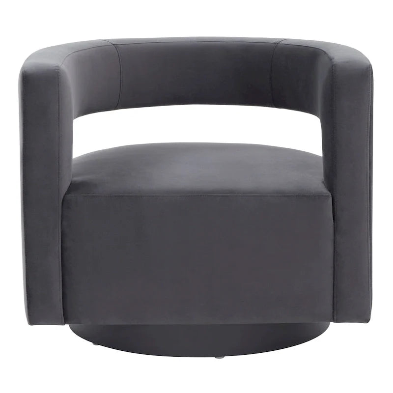 SAFAVIEH Couture Fauteuil pivotant Cela (entièrement assemblé) - 31,1 L x 28,4 P x 26,8 H - 31Lx28Px27H