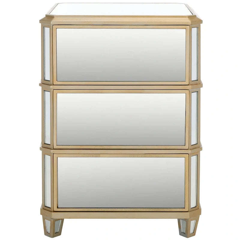 Comodino a specchio a 3 cassetti SAFAVIEH Miracle
