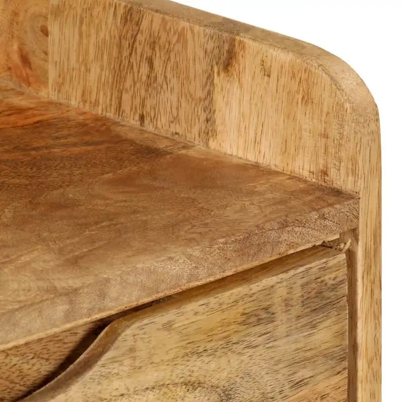 vidaXL Table de chevet Bois de manguier massif 40x30x59,5 cm