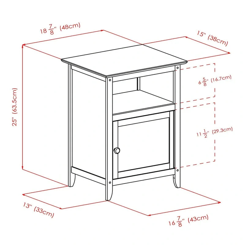 Table d'appoint et table de chevet Henry