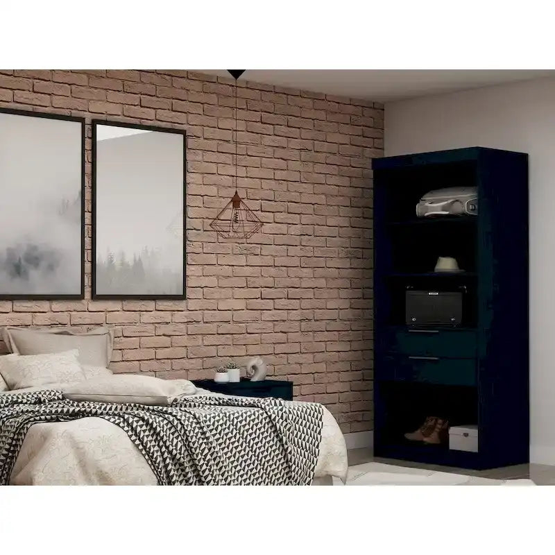 Armadio Guardaroba Moderno Sezionale Mulberry Open 1