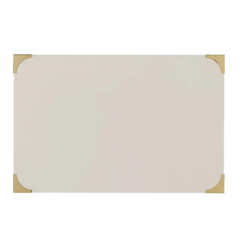 Table de chevet à 3 tiroirs accents doré Kedric par iNSPIRE Q Bold