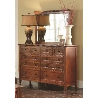 Collection de chambre à coucher 7 pièces Queen en bois massif Simply Solid Aiden