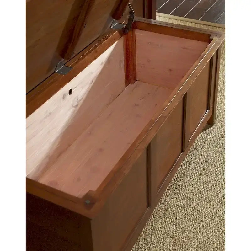 Collection de chambre à coucher 7 pièces Queen en bois massif Simply Solid Aiden