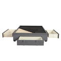 Base letto a piattaforma con 3 cassetti Aria