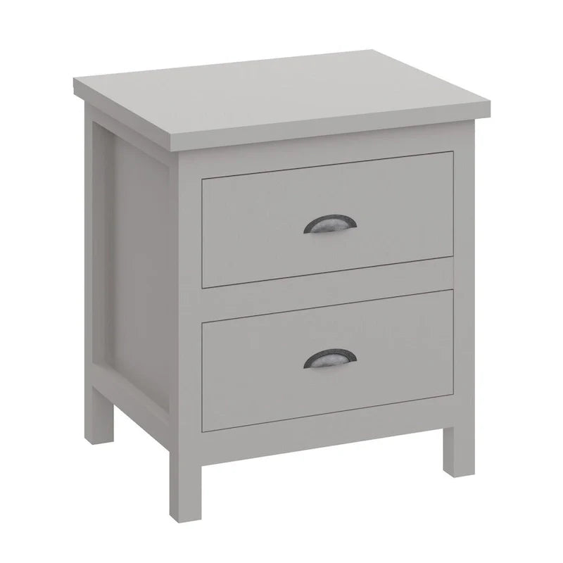 Comodino Yes4wood con cassetti, in legno massello