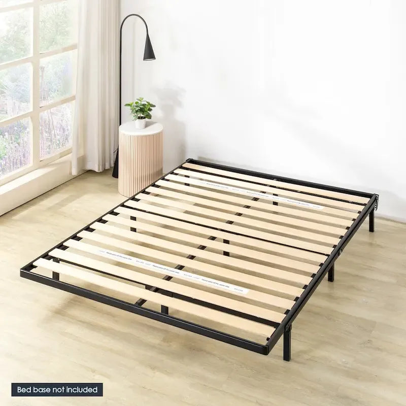 1.6 pouces en métal Bunkie Board à lattes de bois par Crown Comfort