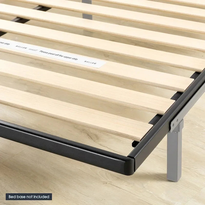 1.6 pouces en métal Bunkie Board à lattes de bois par Crown Comfort