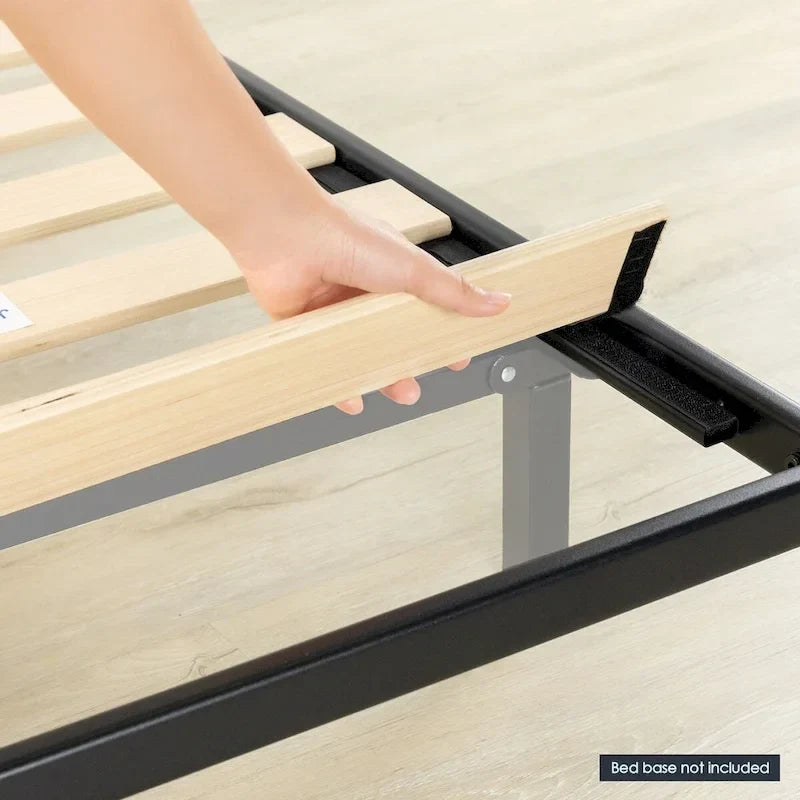 1.6 pouces en métal Bunkie Board à lattes de bois par Crown Comfort