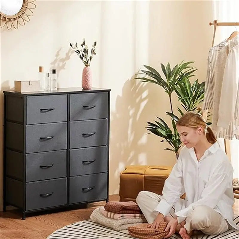 Commode de chambre à coucher Organisateur de tiroirs de rangement