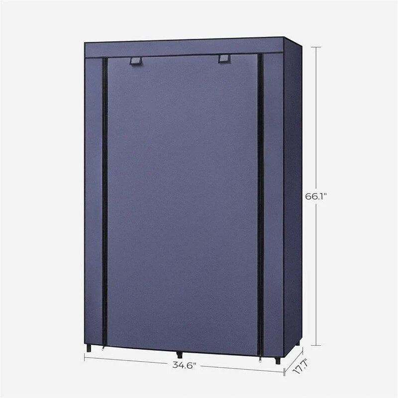 Organisateur de rangement pour vêtements avec 6 étagères - 17,7P x 34,6L x 66,1H