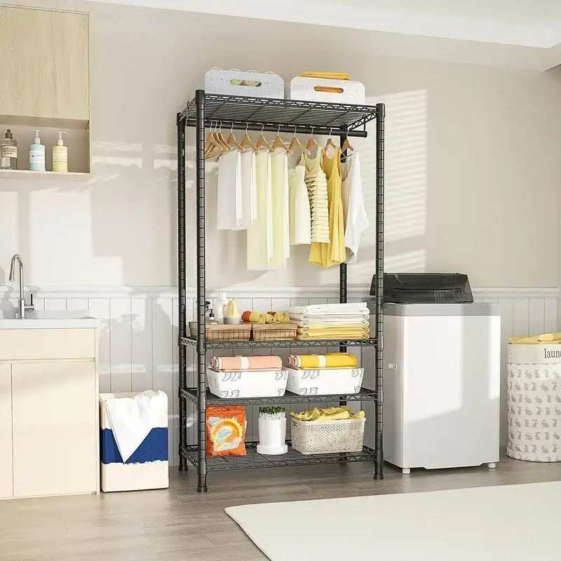 Portant à vêtements robuste - 14P x 30L x 74.2H