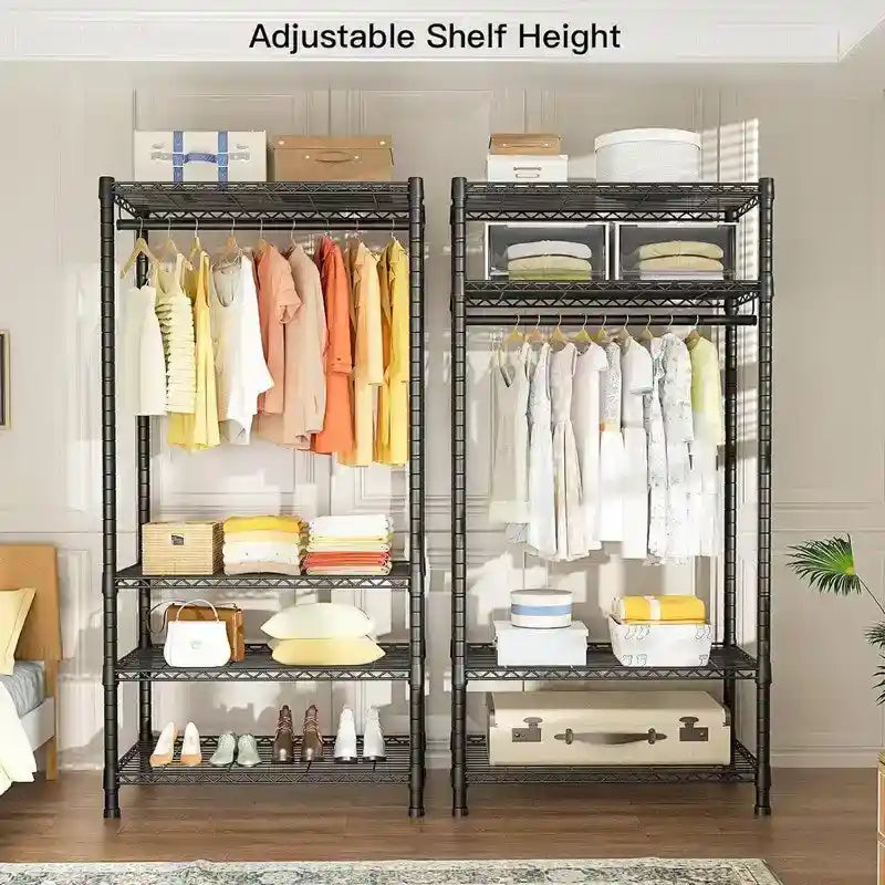 Portant à vêtements robuste - 14P x 30L x 74.2H