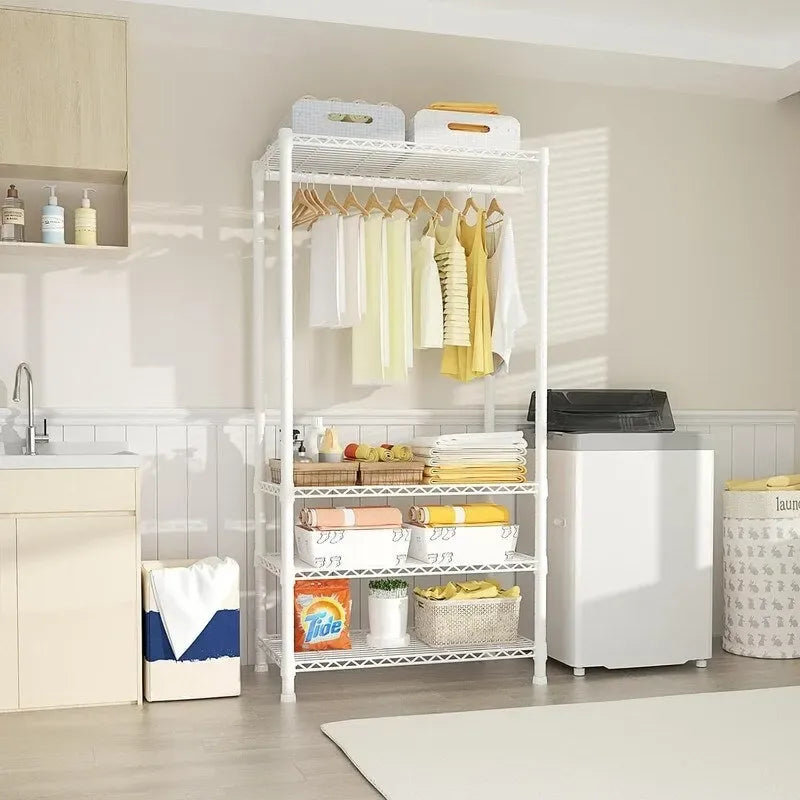 Portant à vêtements robuste - 14P x 30L x 74.2H