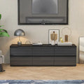 Commode multi-usages à 6 tiroirs et meuble TV