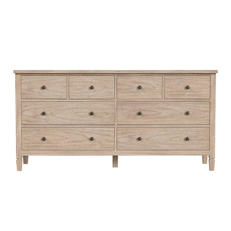 Comò in legno a 8 cassetti Flagstaff