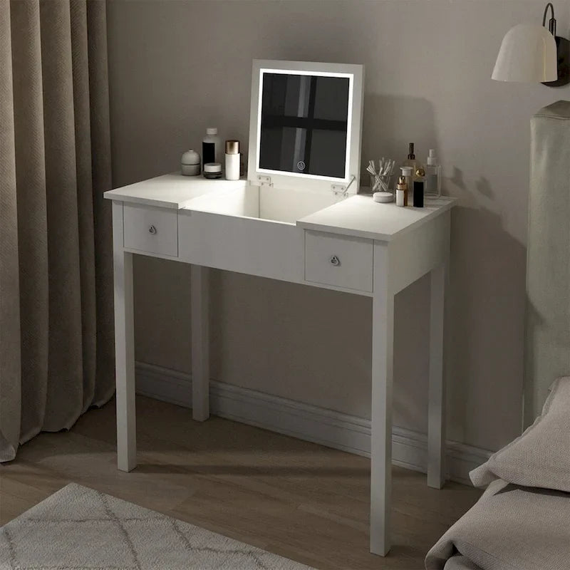32,99 Tavolo da trucco con luci LED e specchio