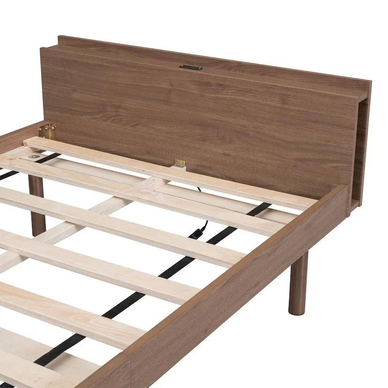 Lit plateforme au design moderne avec port USB intégré