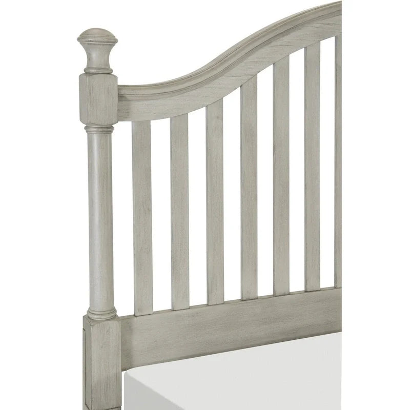 Set Camera da Letto 3 Pezzi Finitura Grigio Chiaro Letto Cassettone Comodino