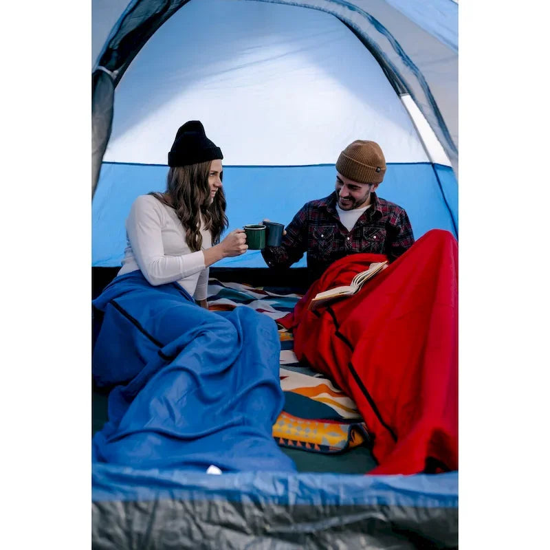 Sacco a pelo in pile Stansport - Blu