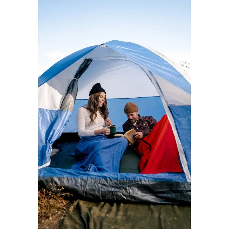 Sacco a pelo in pile Stansport - Blu