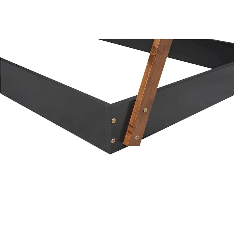 Lit de sol de tente avec structure triangulaire