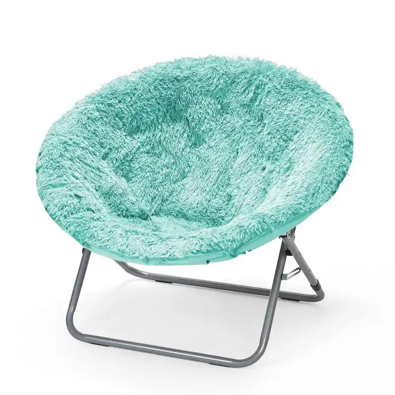 Mongolian Oversized Faux Fur Moonchair