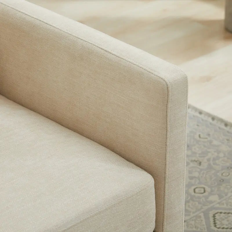 Square Upholstered Swivel Accent Chair