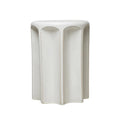 Sculpted Stoneware Stool or Side Table